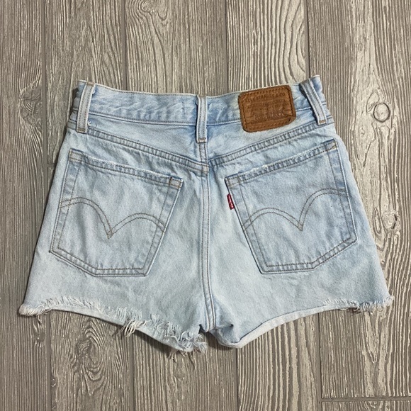 Levi’s Wedgie Jean Shorts Size 24 - Picture 6 of 7